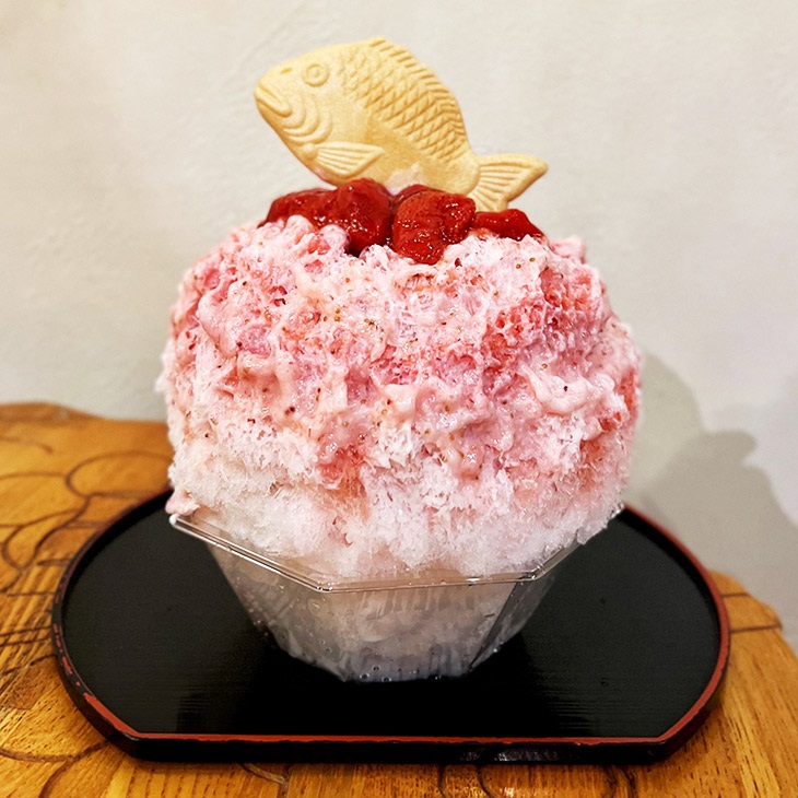大阪浪花家の「練乳いちご」1501円〈販売期間：5月3日（火・祝）～9（月）〉