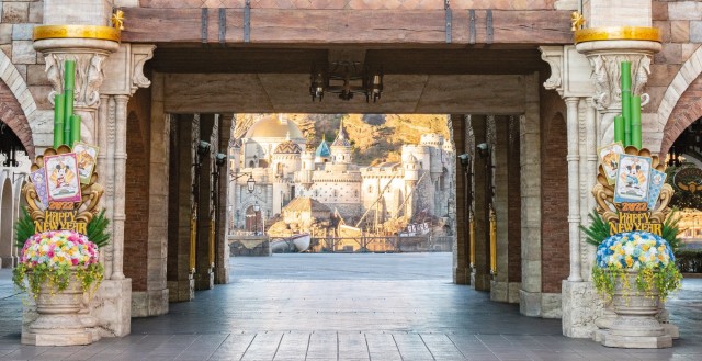東京ディズニーシーの門松デコレーション