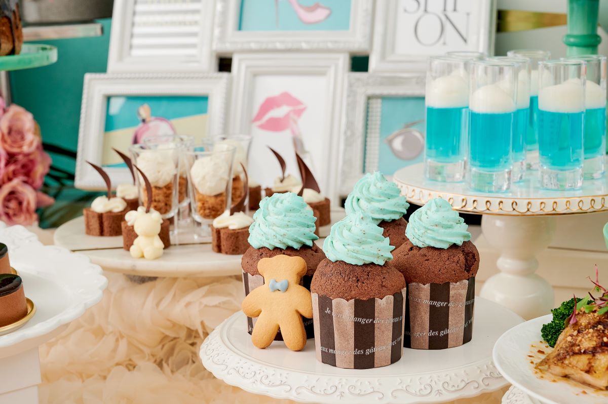 「チョコミントカップケーキ」