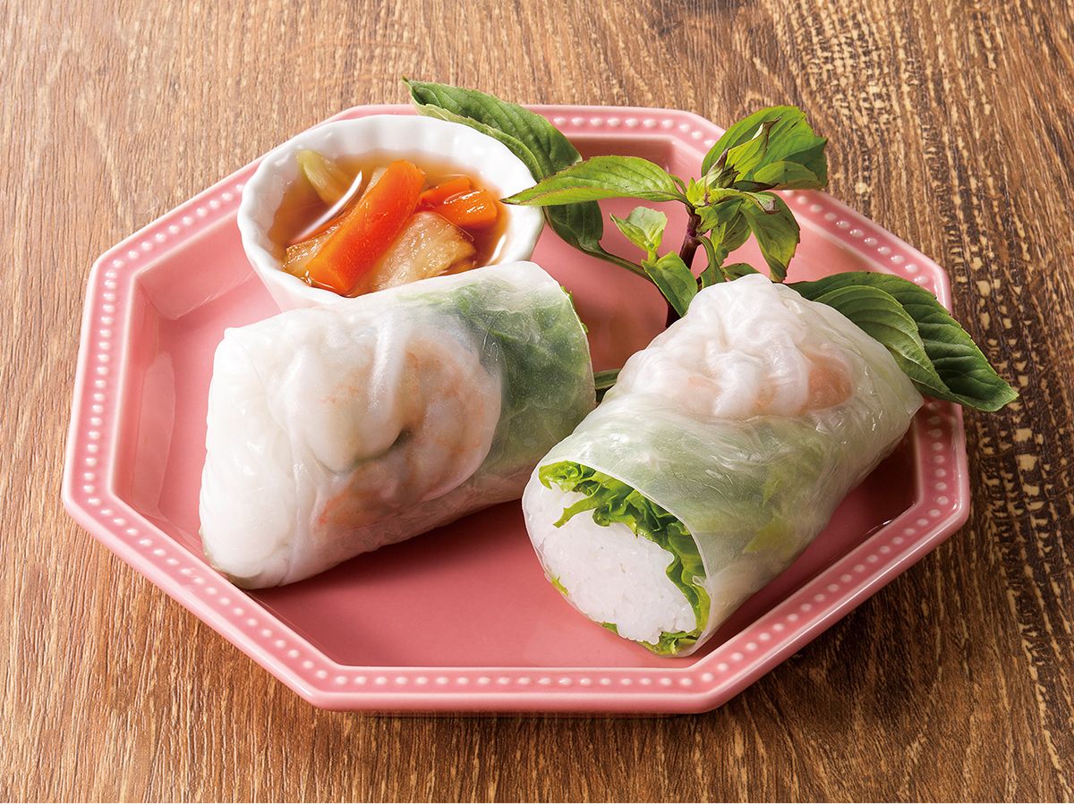 「海老の生春巻き」330円