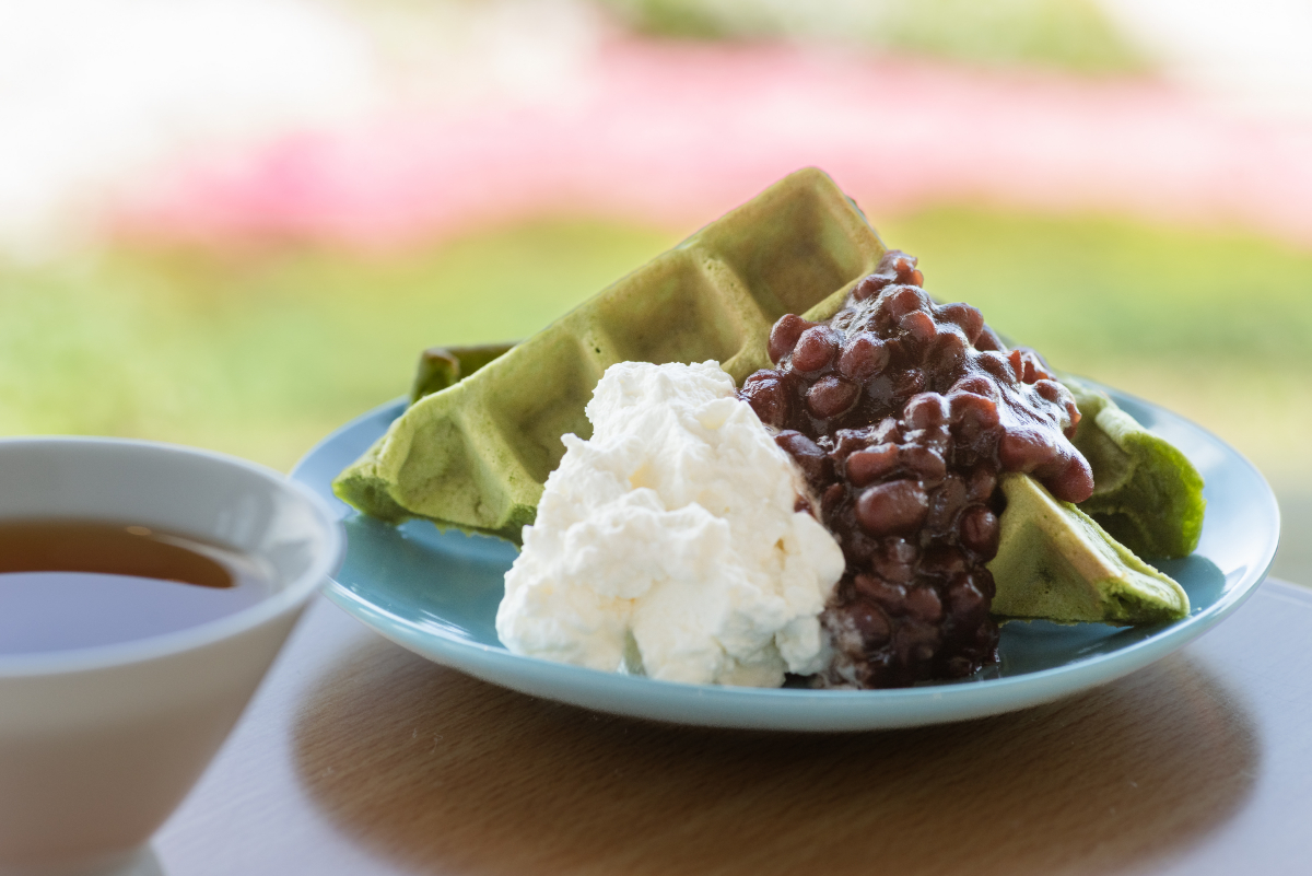 抹茶ワッフル700円