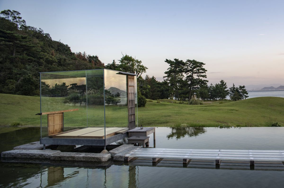 「杉本博司ギャラリー 時の回廊」 Hiroshi Sugimoto, Glass Tea House 