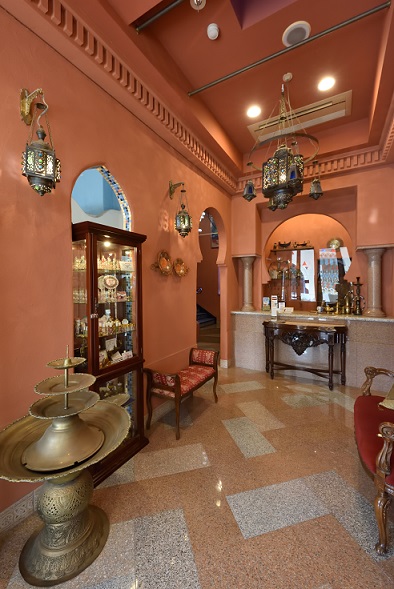 ホテルのフロント