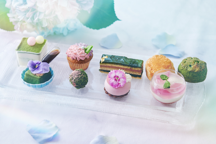 「紫陽花＆抹茶アフタヌーンティー」 テイクアウト 2200円