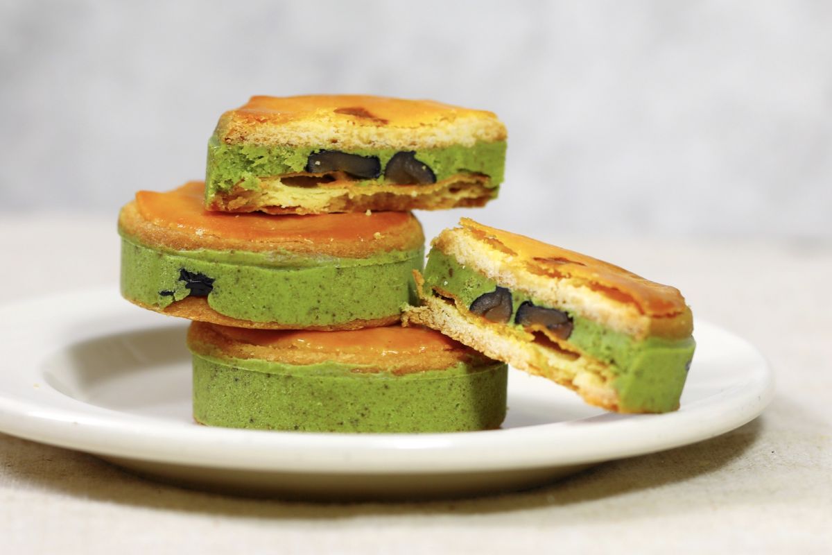 「バターサンド～抹茶と黒豆～」1個 300円