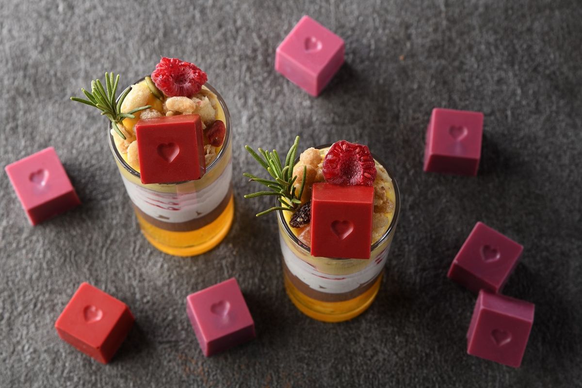 ミニパフェ with bubó キューブボンボン（イメージ）