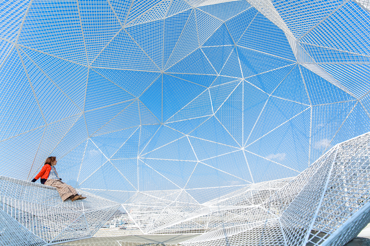 所有者:直島町　設計:藤本壮介建築設計事務所「直島パヴィリオン」