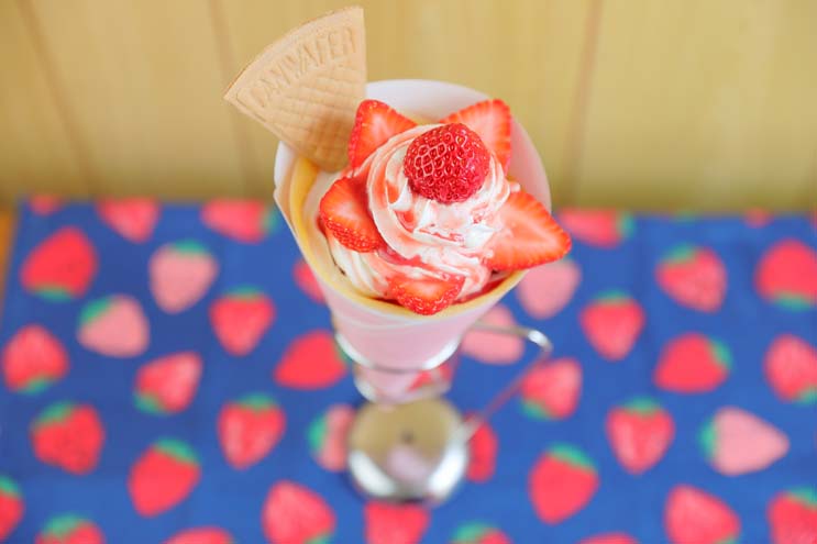 生いちごプレミアムクレープ900円