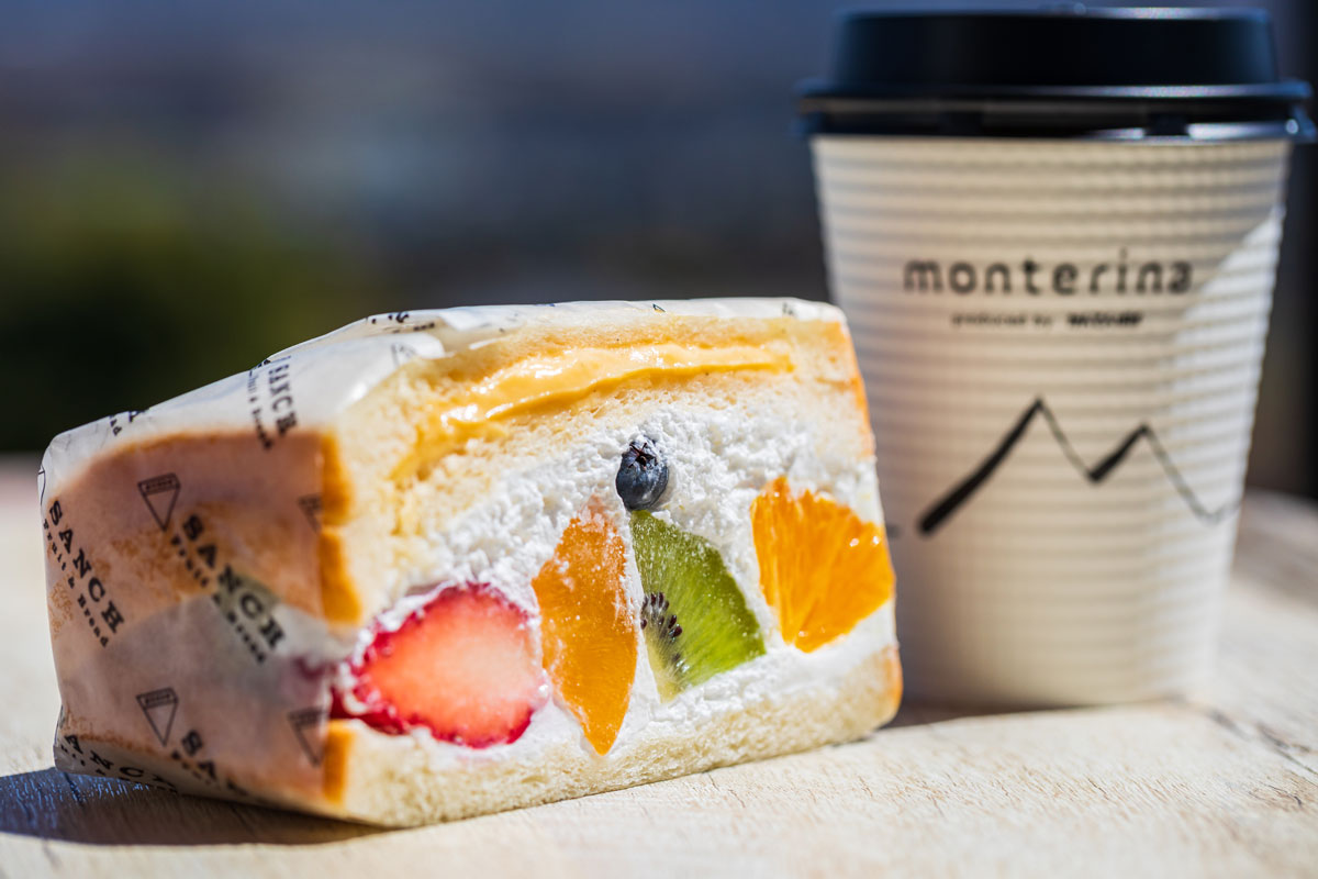 長野県内で人気のSUNCHのフルーツサンド