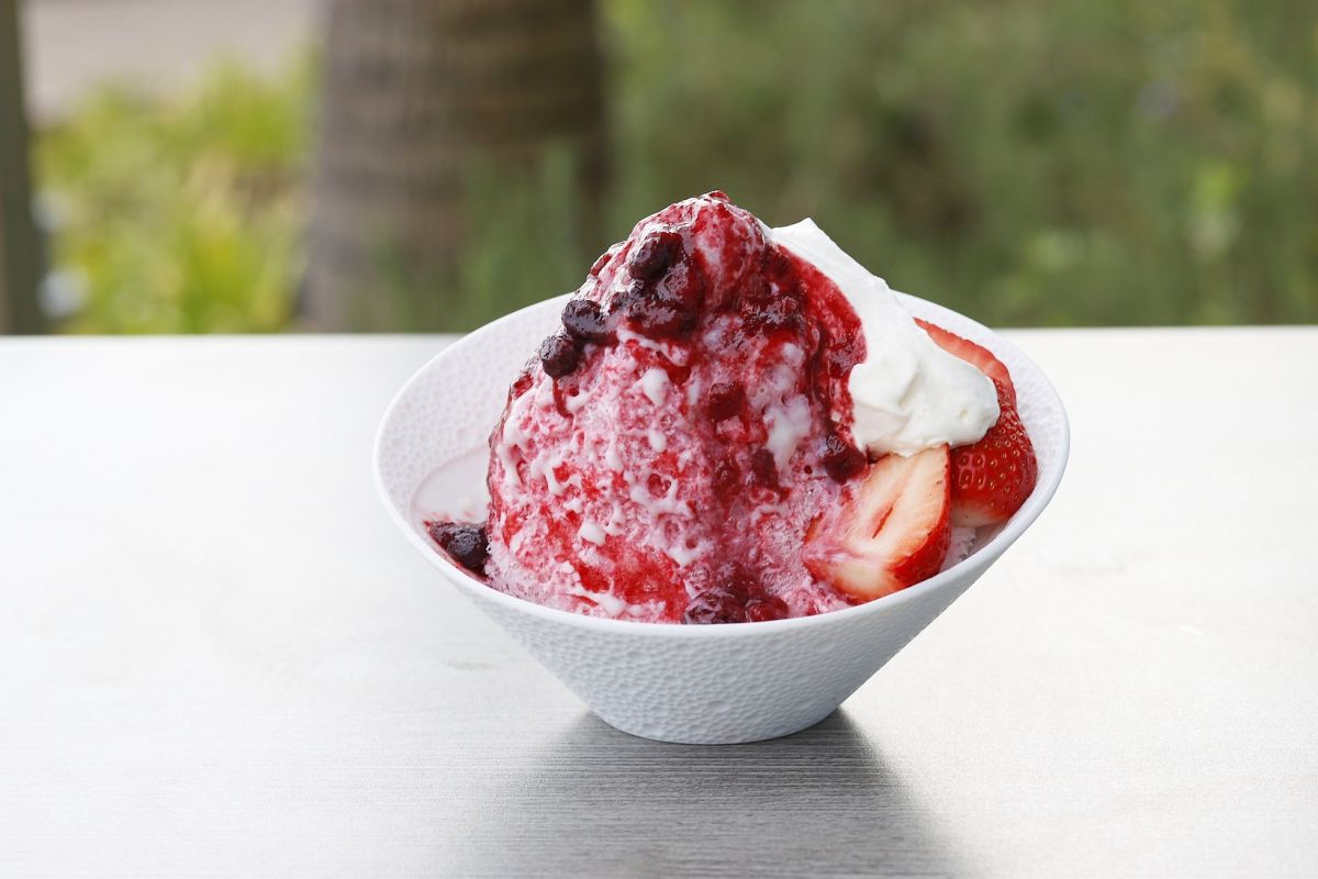 「ストロベリー」1500円（ドリンクセット 1700円、倍フルーツは+400円）