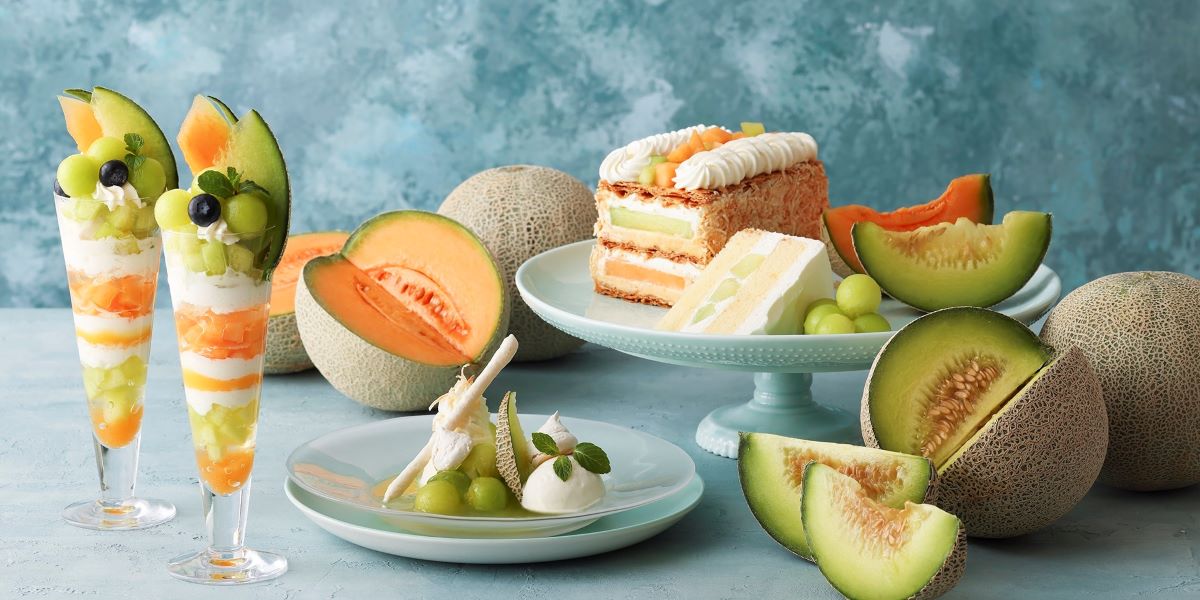 「キハチ カフェ」のメロンスイーツ4種を楽しむ限定フェア！新作「ダブルメロンパフェ」も登場！