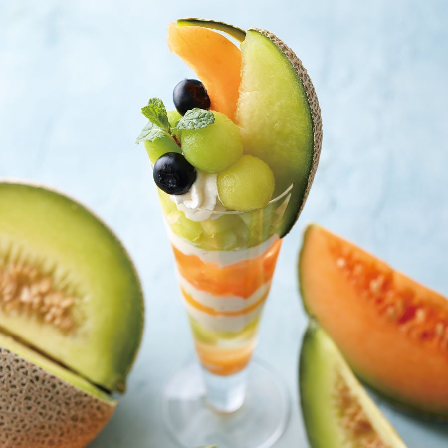 「ダブルメロンパフェ」1540円