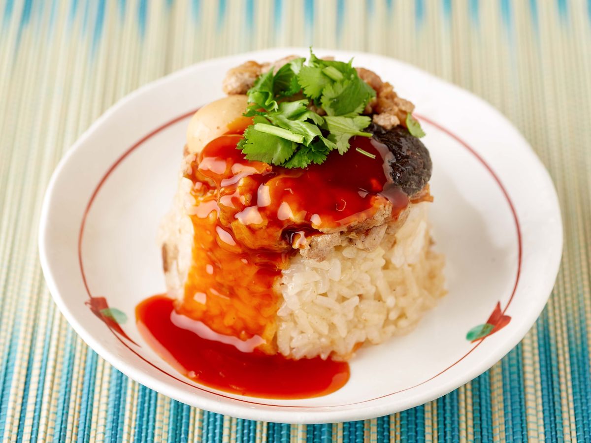 筒蒸しおこわ（筒仔米糕）