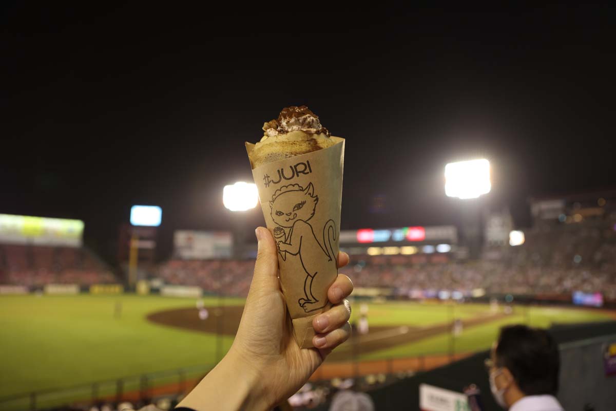 6回表から500円になるスイーツは長い試合のちょうどよいアクセントに