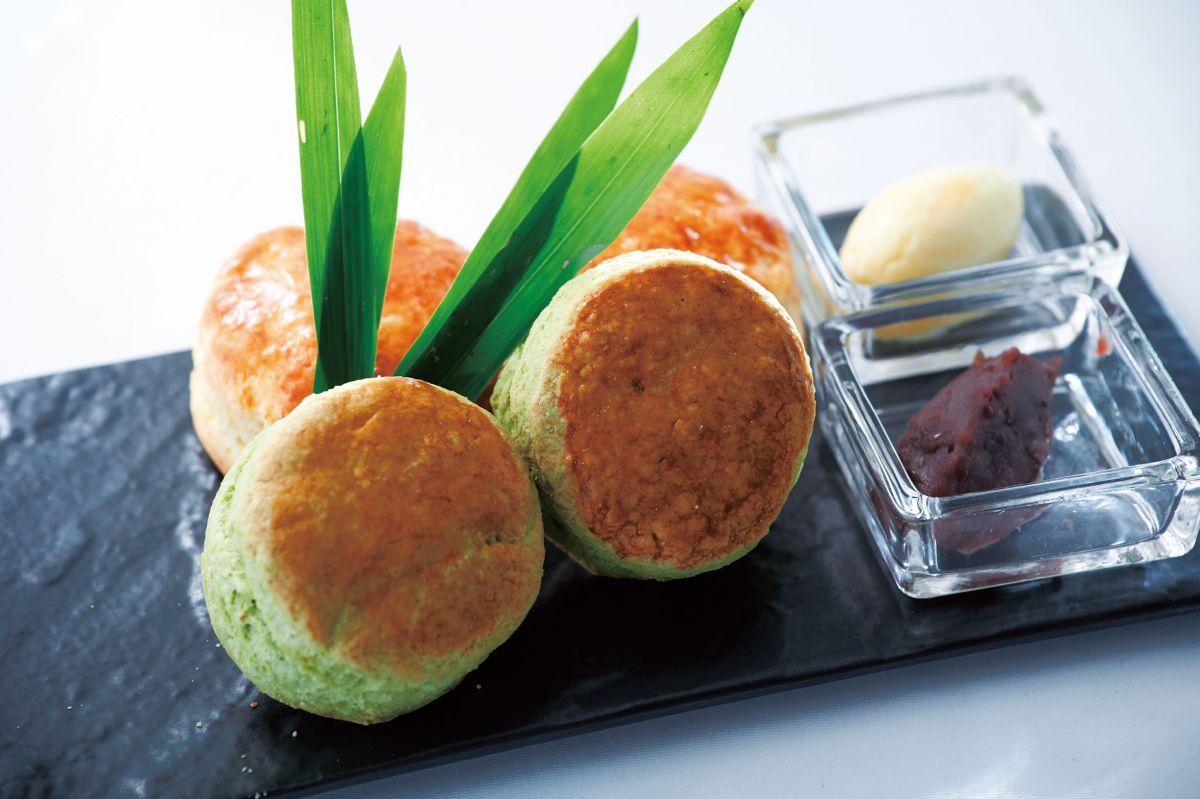 「ランドマークアフタヌーンティーセット ―Saison des feuilles（新緑の季節）―」スコーン　イメージ