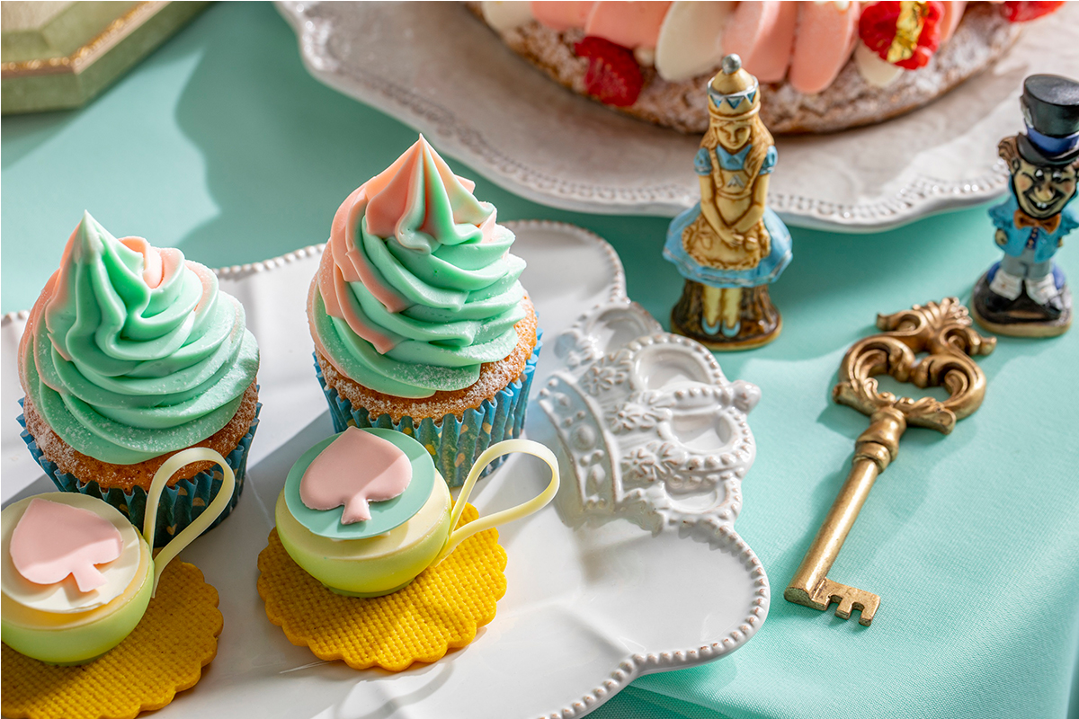 チョコミントカップケーキ