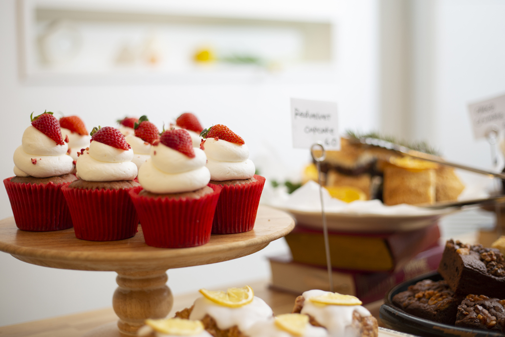 レッドベルベットカップケーキ600円