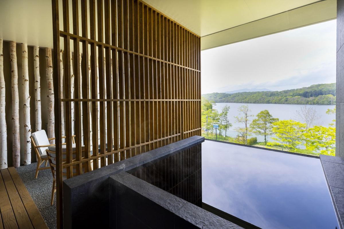 特別室の客室露天風呂