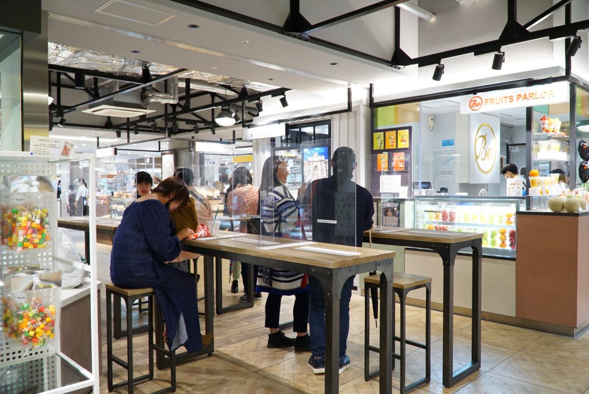 イートインスペースも設置