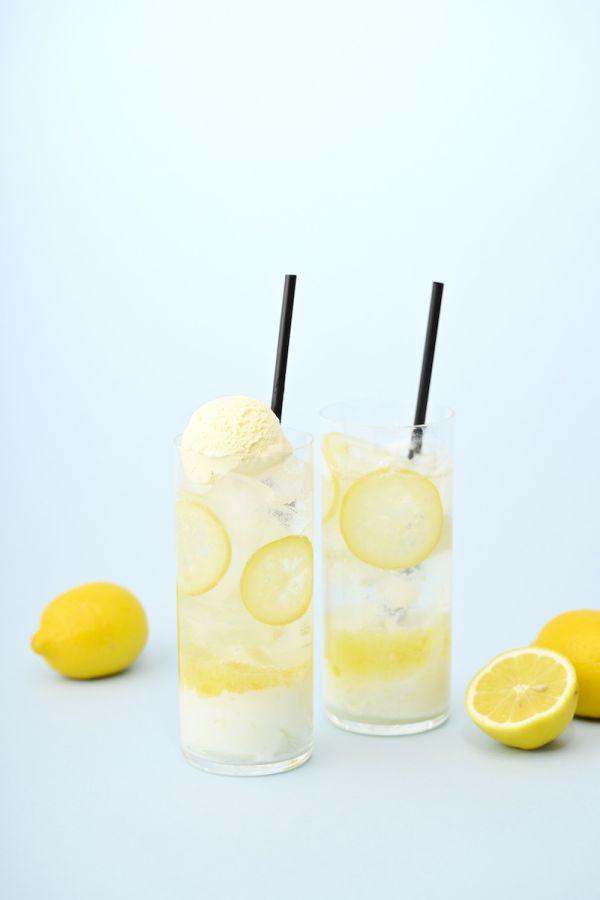 ハニーレモン クリームソーダ 780円（税込）  ハニーレモンソーダ　 650円（税込）