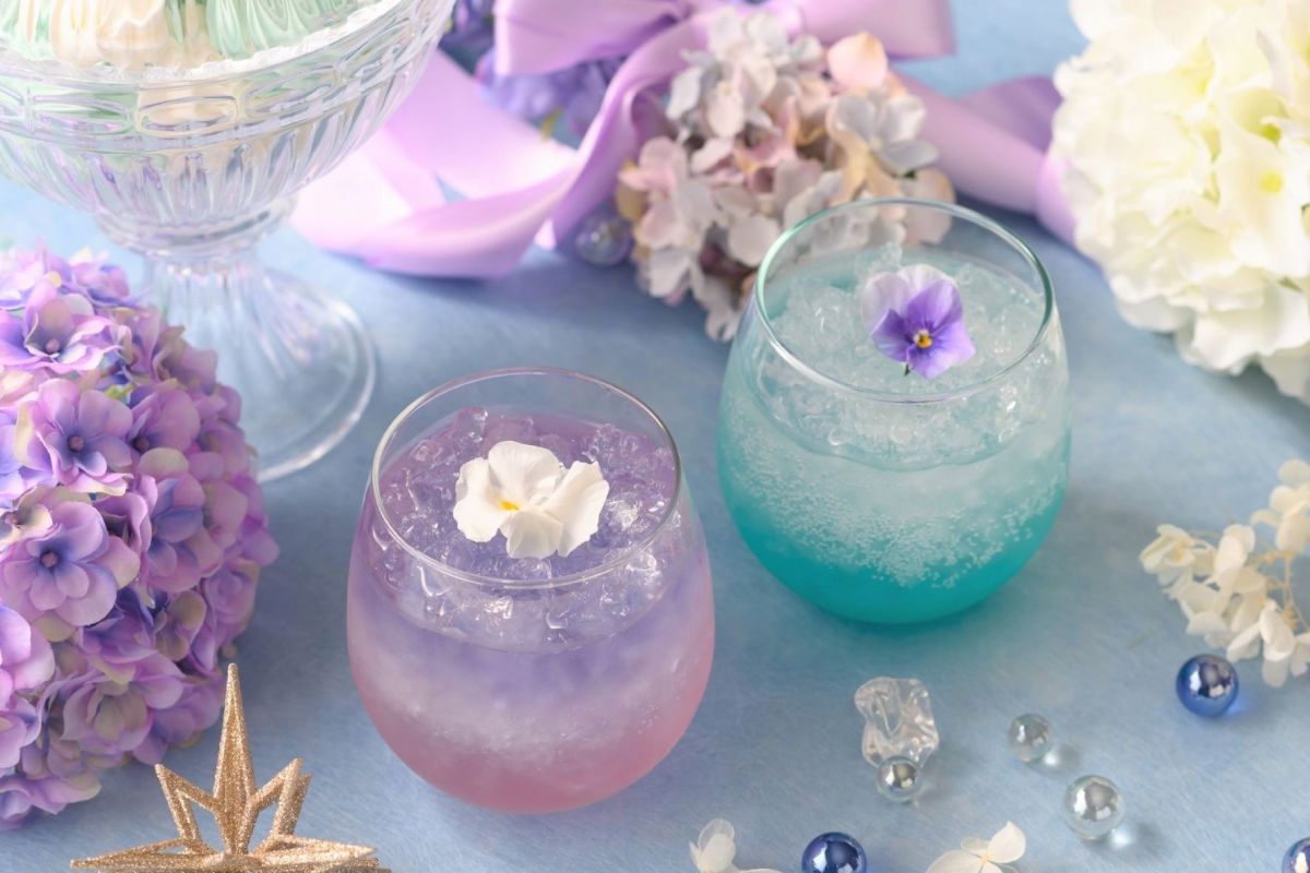 Purplish flower Gardenフェア 限定ドリンク　イメージ
