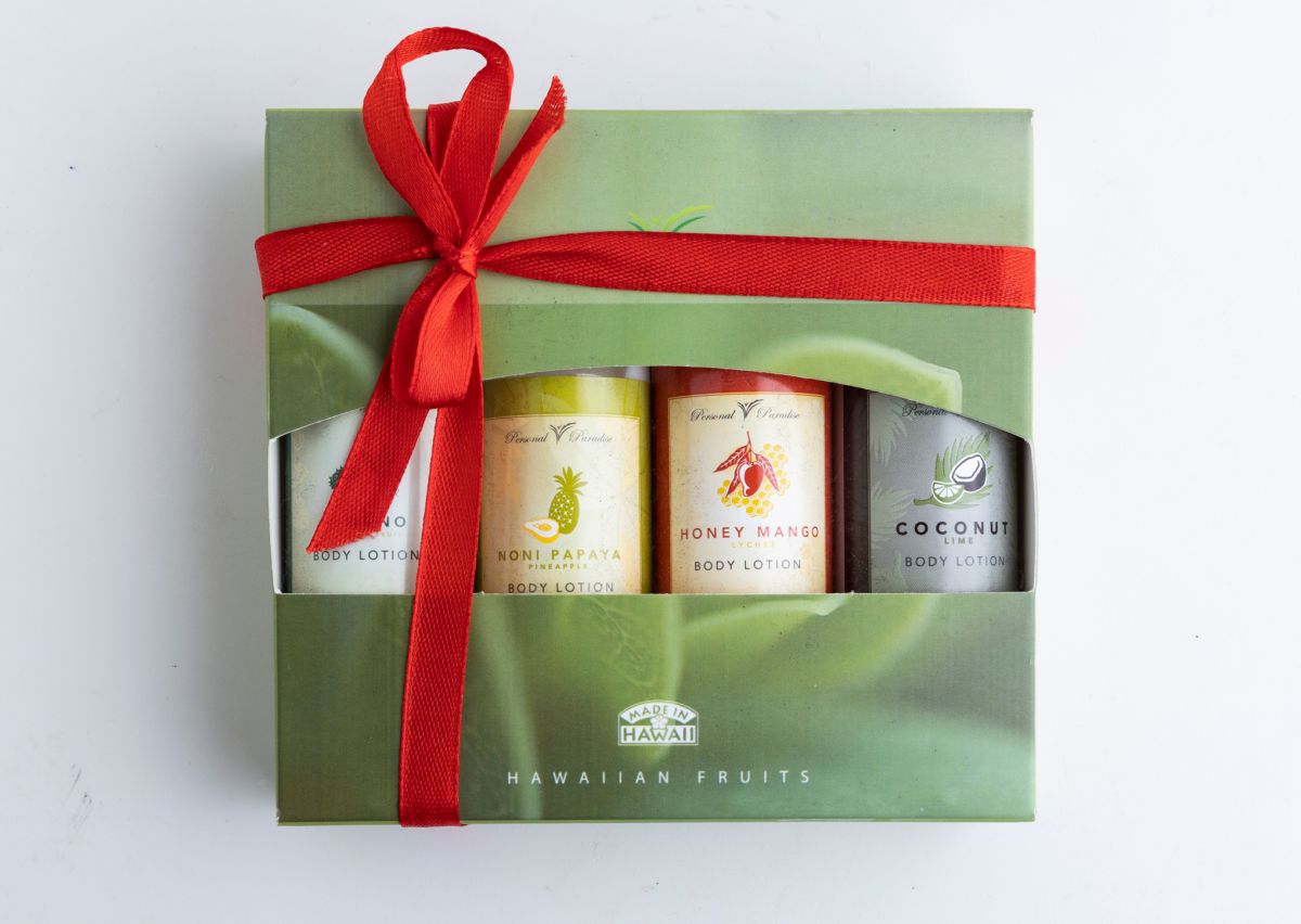 パーソナル・パラダイス「バラエティー・ボディーローション4本パック（2oz）」$15.75