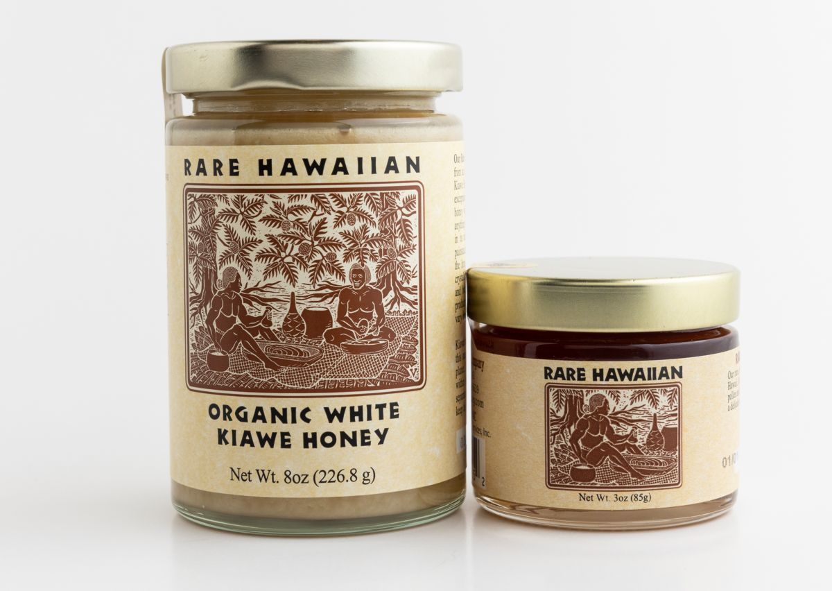 レア・ハワイアン「オーガニック・ホワイト・キアヴェ・ハニー」$19.99（8oz）／ $12.99（3oz）
