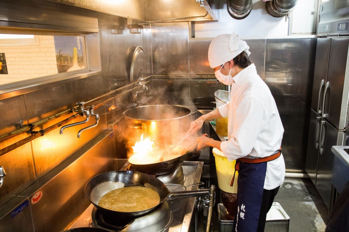 スープの仕上げ