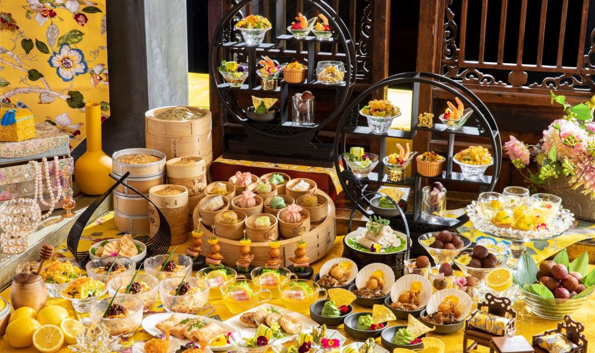 【ヒルトン東京】高貴な皇帝カラーの黄色がテーマ。初夏のチャイニーズアフタヌーンティー『シノワ・ジョーヌ』開催中