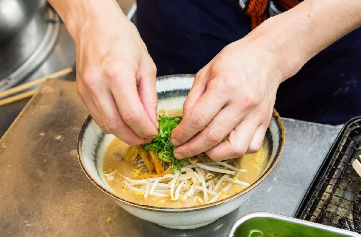 ラーメンが完成