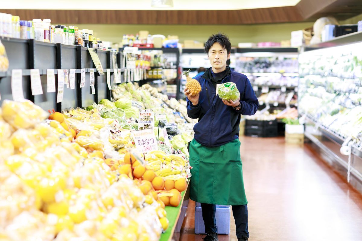 野菜ソムリエの資格を持つ、店長中村和希さん