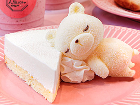 クマのレアチーズケーキ 600円