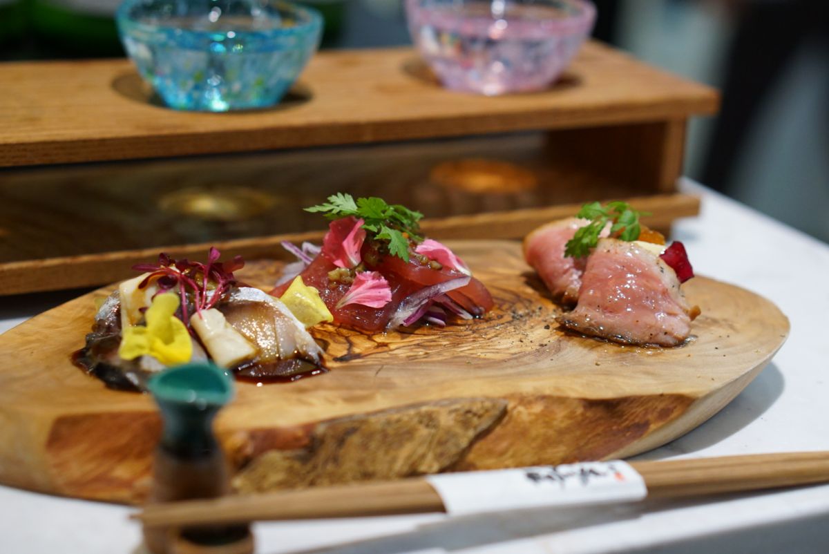 「作ペアリング料理3種の盛り合わせ」1320円