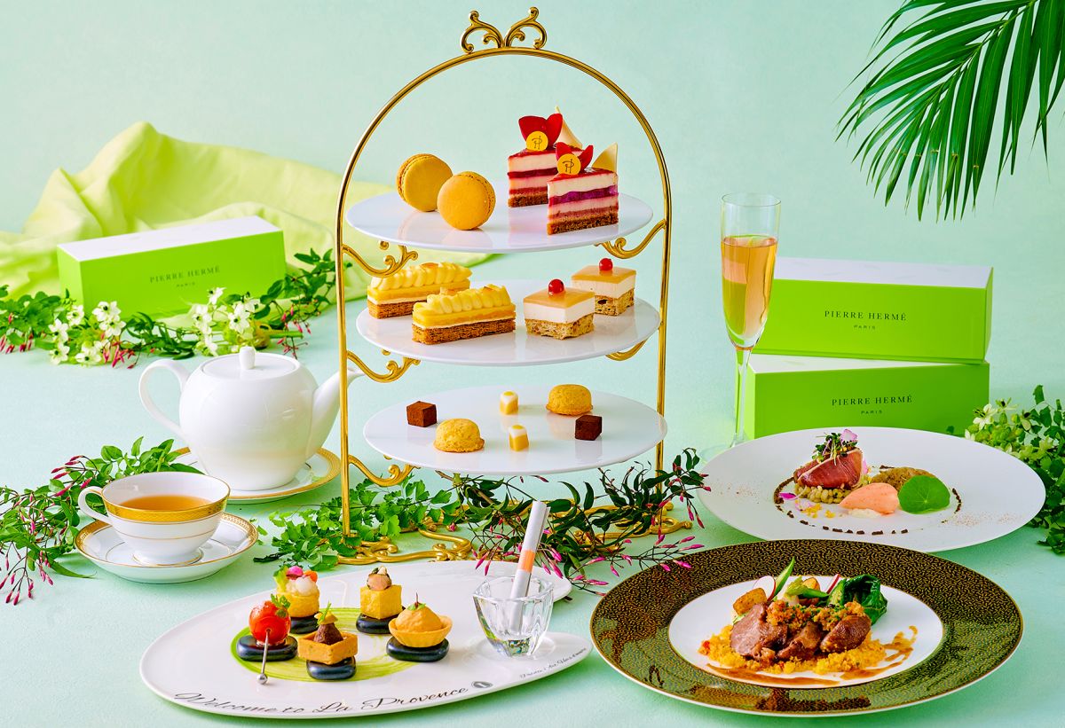 ラ・プロヴァンスで提供する アフタヌーンティー付きランチイメージ