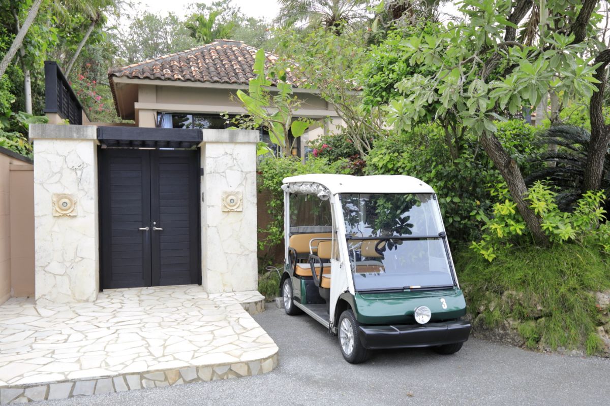 カートの運転は要普通免許なのでご注意を