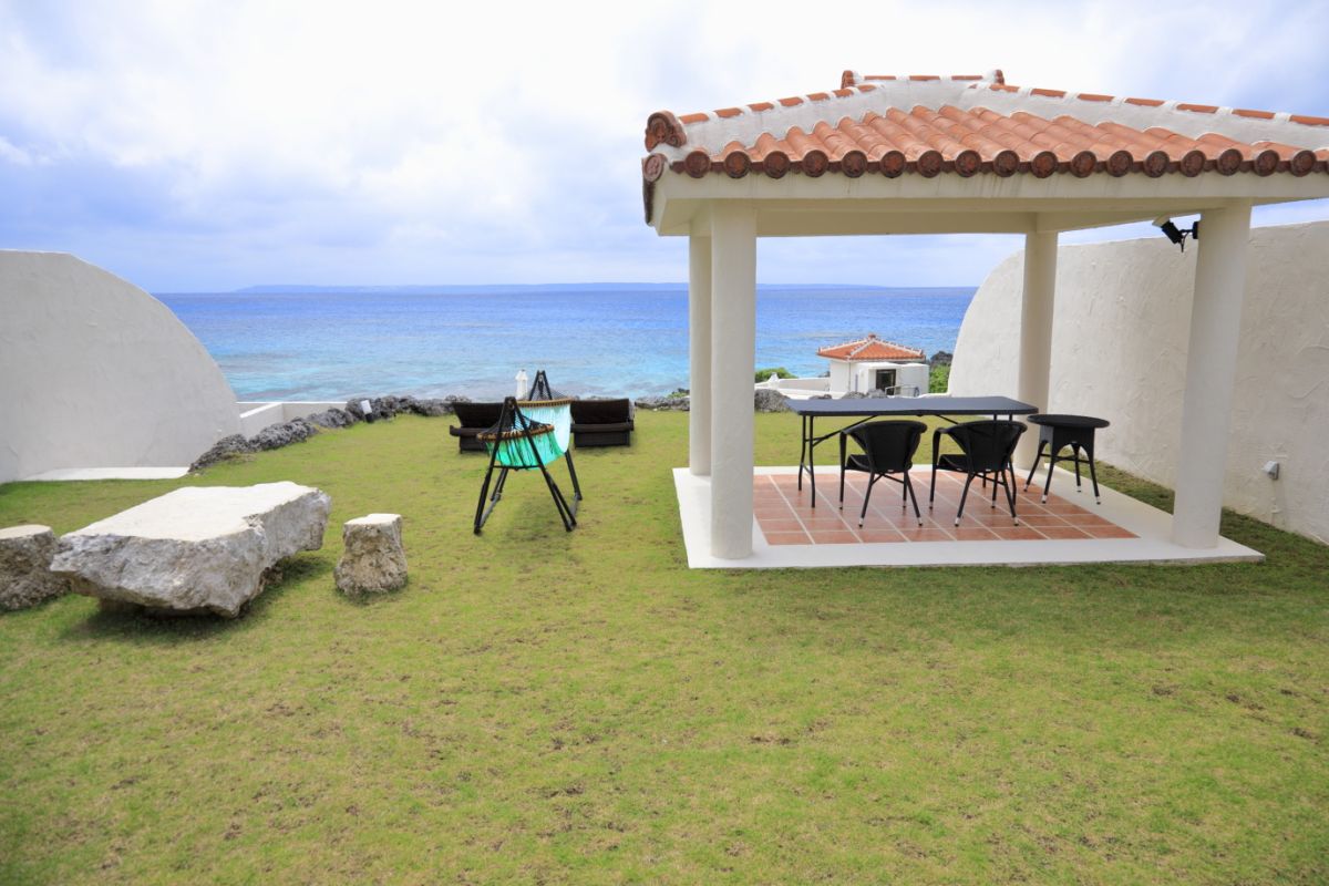 プライベート東屋付きという贅沢