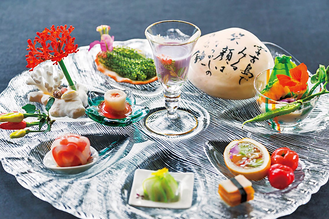 「板長お薦め特別コース」前菜の一例