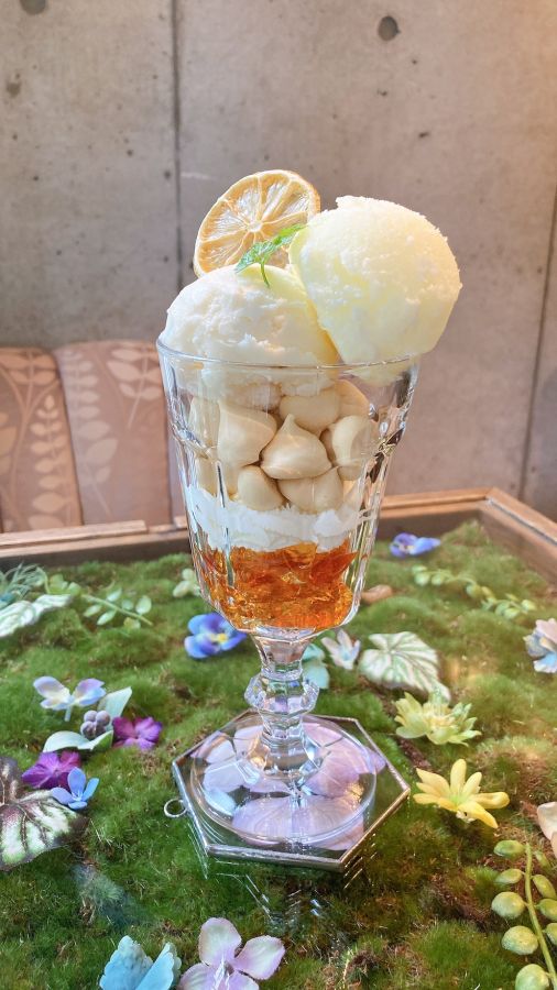 季節パフェ「レモンパフェ」756円
