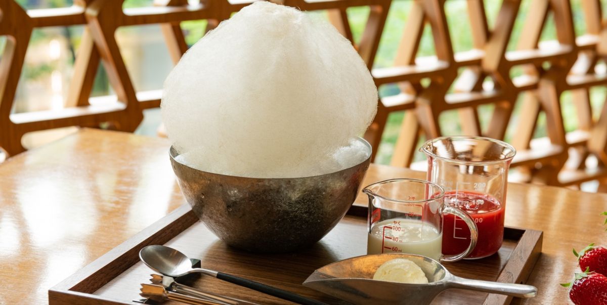 レクサスのラグジュアリー空間でふわふわ綿あめ・いちごソース・アイスの新感覚かき氷が夏限定販売