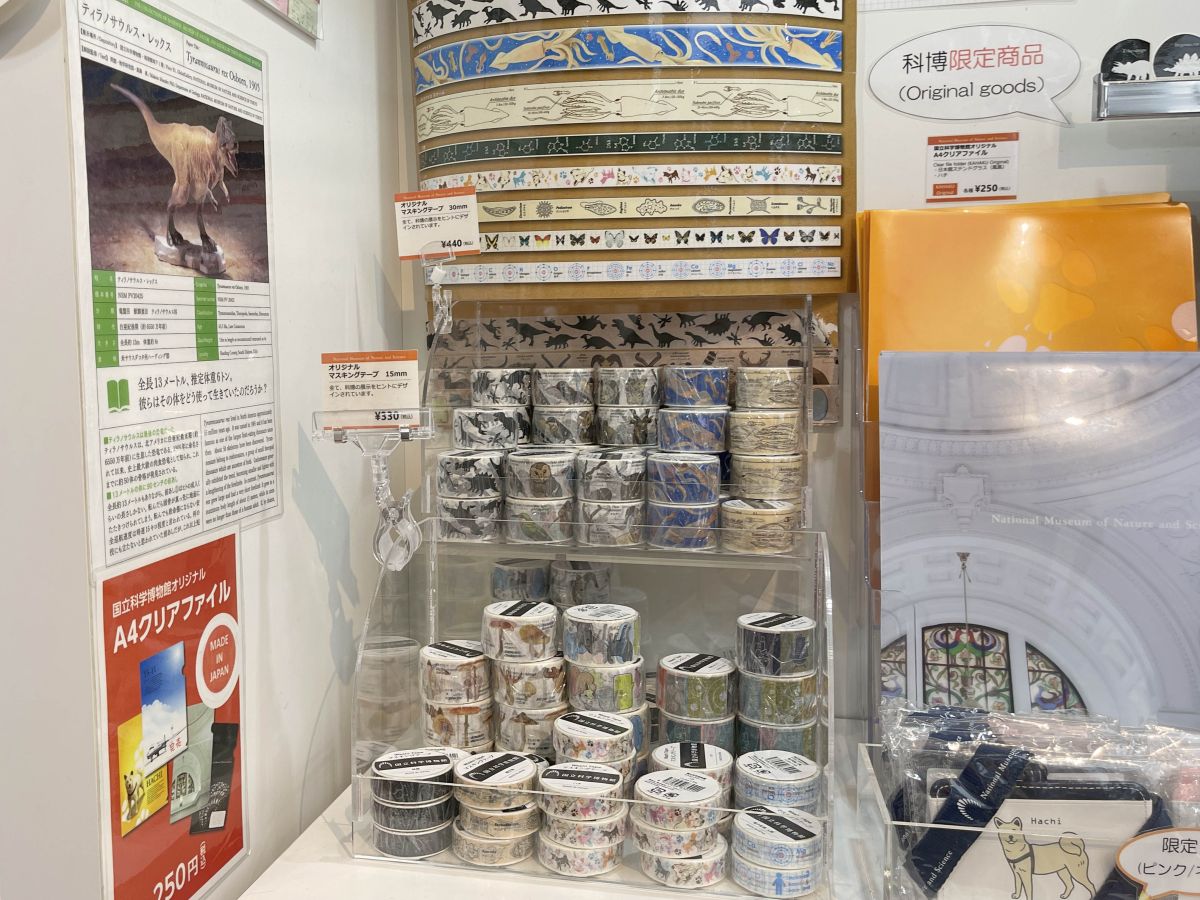 （上から）マスキングテープ 30mm 440円、マスキングテープ 15mm 330円