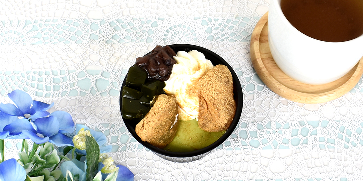 ファミリーマート、宇治抹茶とわらび餅の和パフェ