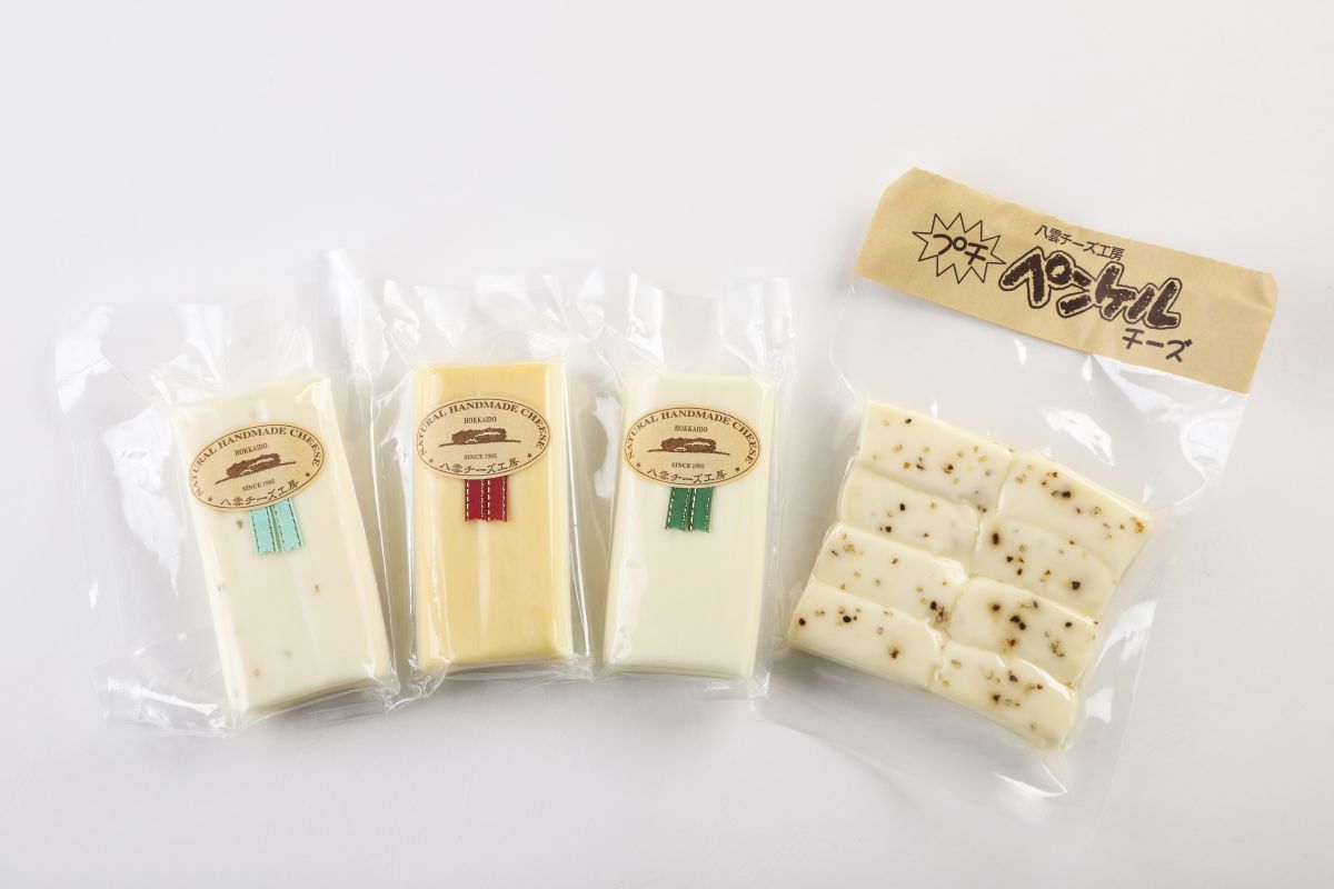 「八雲チーズ工房」さけるチーズセット　245ｇ1944円／冷蔵