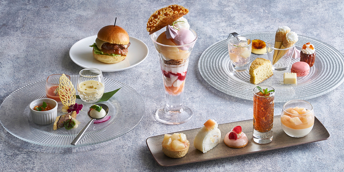 桃と「ふらの牛乳」のマリアージュ！ 夏のスイーツコース「Peach & Milk」【品川プリンスホテル】
