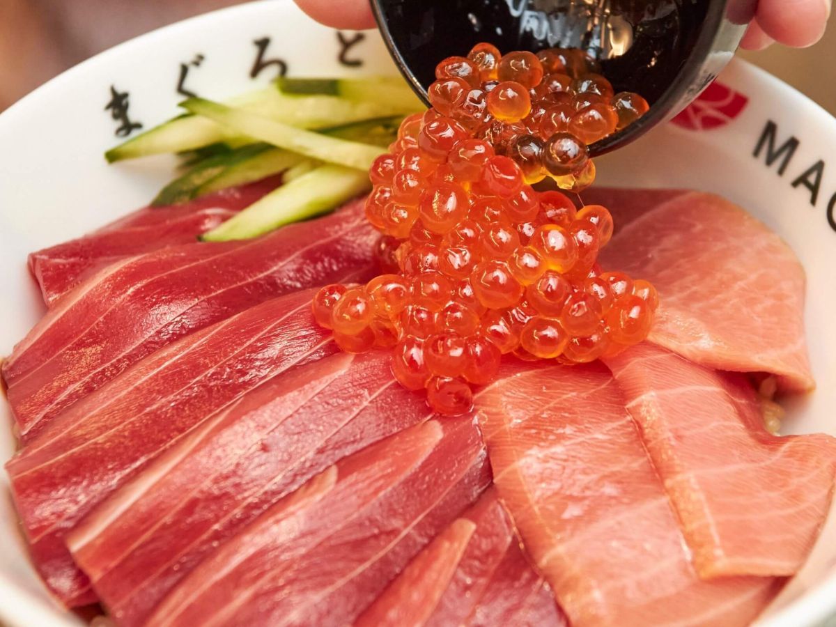 天然本マグロとイクラの黄金コラボ!
