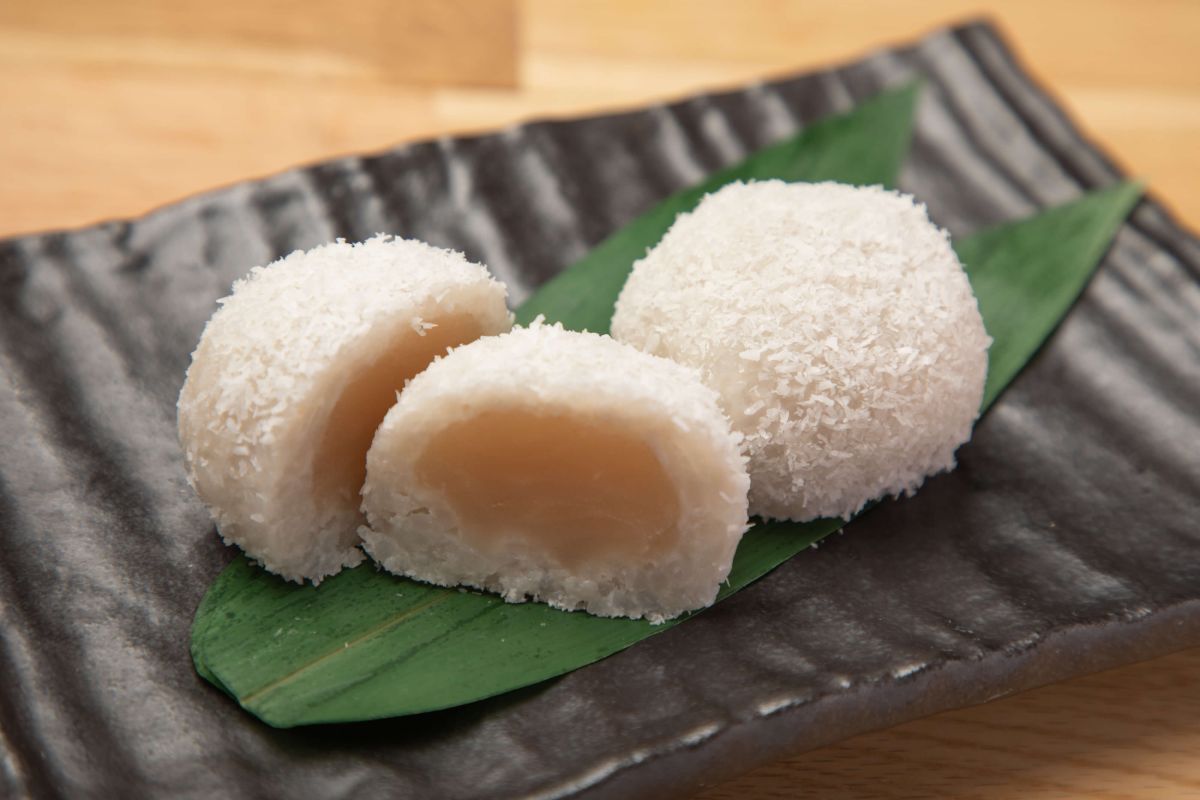 福岡県産米「元気つくし」のおはぎ風　2個入り380円