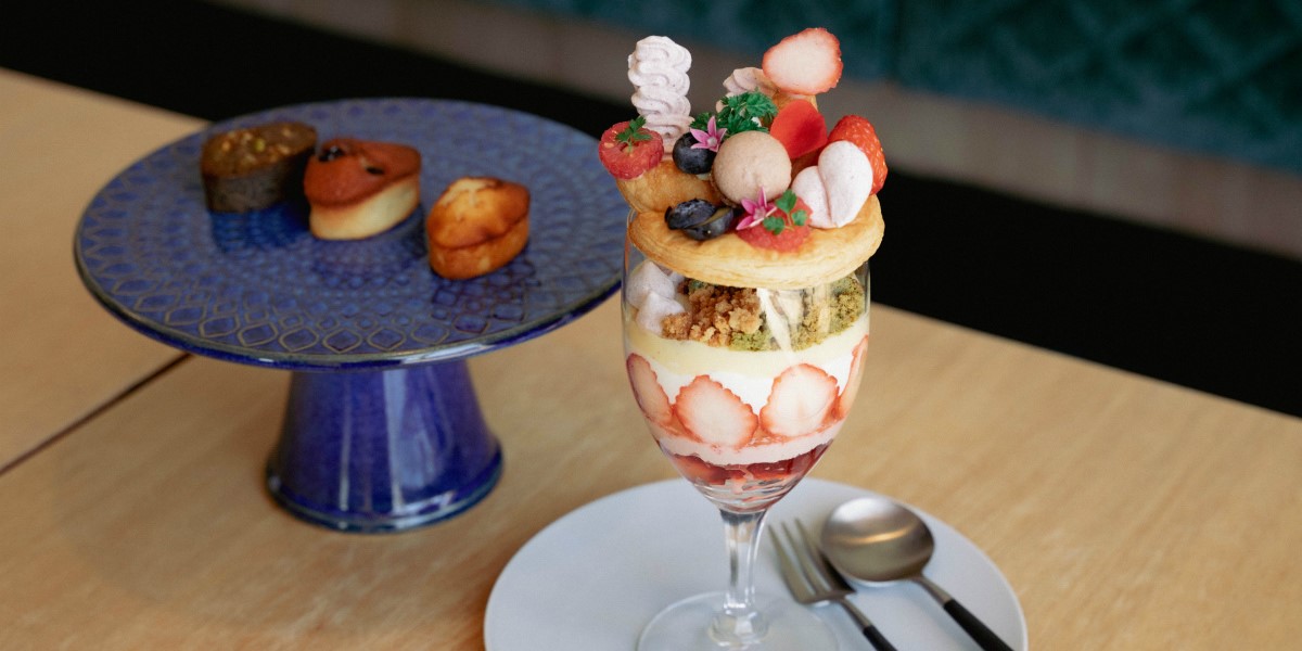 兵庫・芦屋「菓子屋 月ノ葉」のかわいすぎるパフェと、むっちりフィナンシェ!