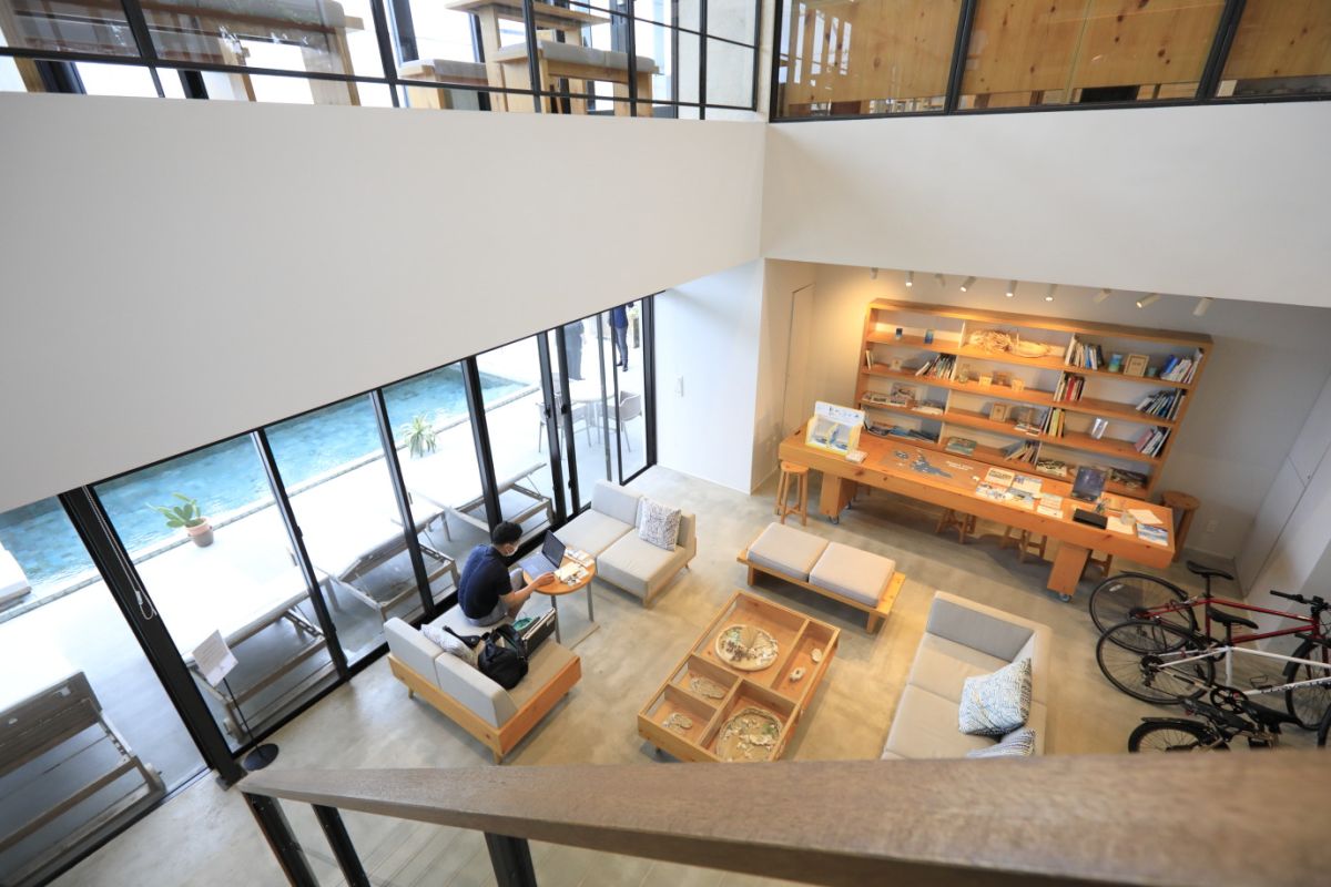 宿泊者が自由に利用できる「アクティビティラウンジ」