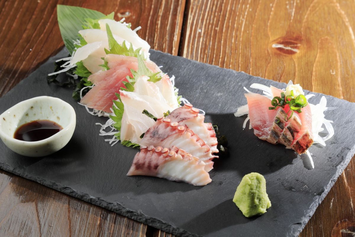 刺身五点盛り1400円