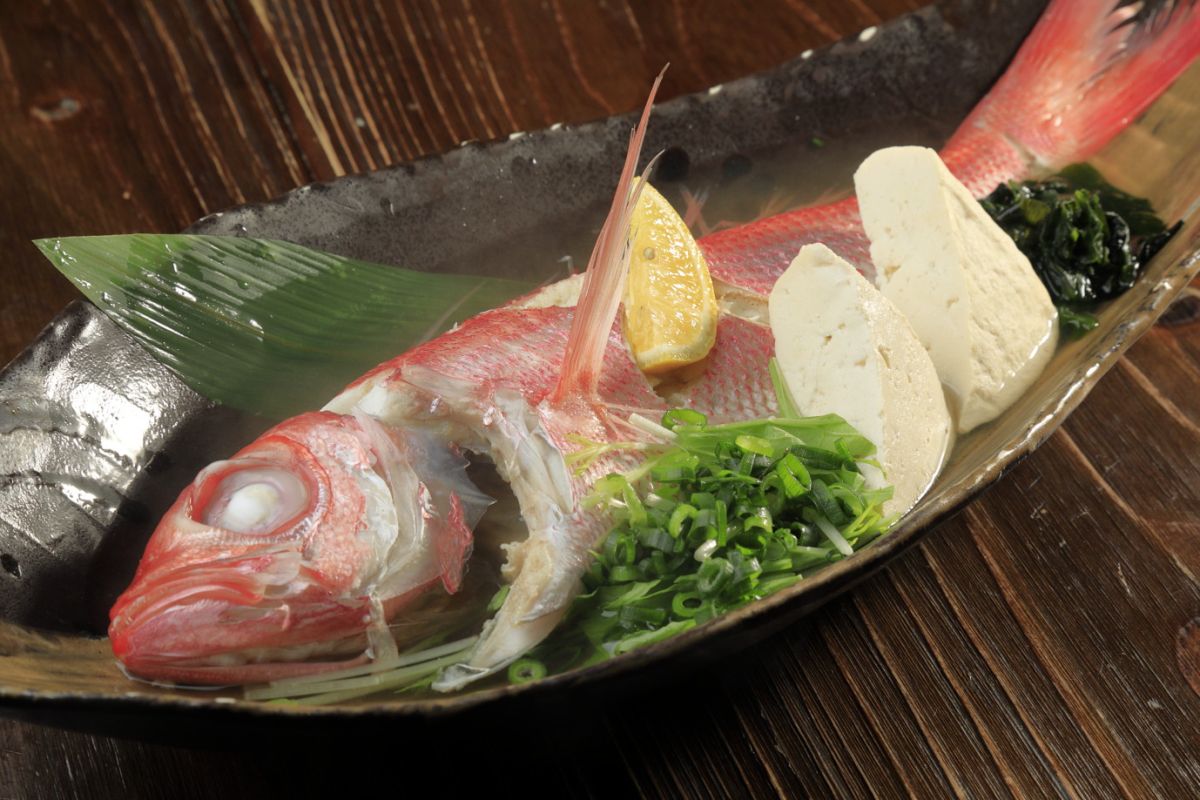 アカマチのマース煮 時価(写真は約3000円)