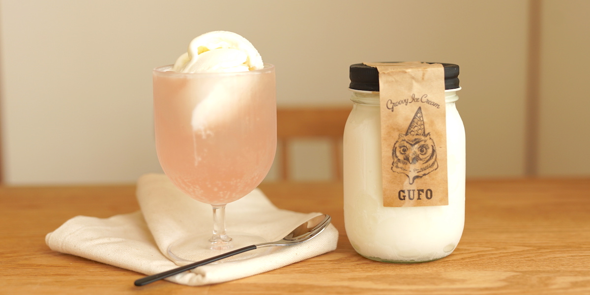 「MILK & MILK」1800円 ※左のソーダは含まず